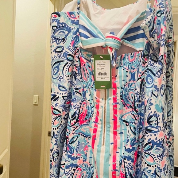 Lily Pulitzer Tie back Dress. New with Tags. - Picture 3 of 4